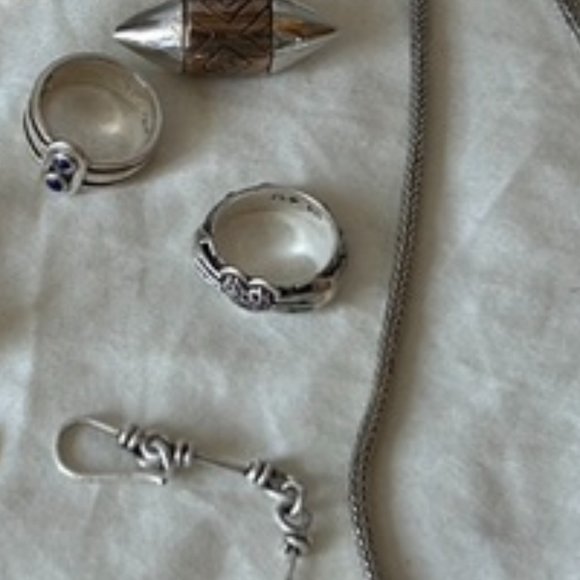 Pamela love ring sterling silver irish wedding ring with ruby inlay - Picture 2 of 2